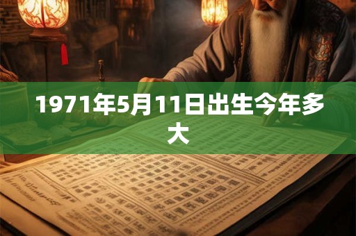 1971年5月11日出生今年多大