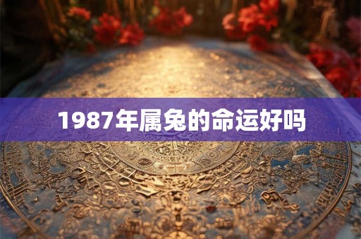 1987年属兔的命运好吗