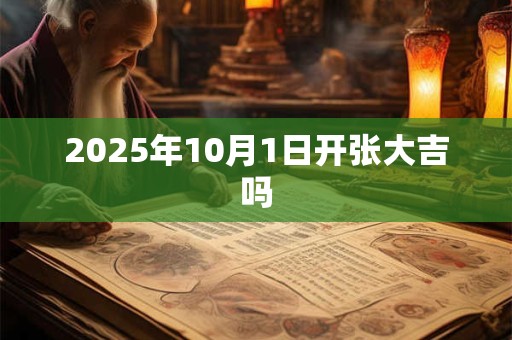 2025年10月1日开张大吉吗