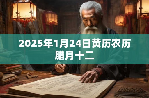 2025年1月24日黄历农历腊月十二
