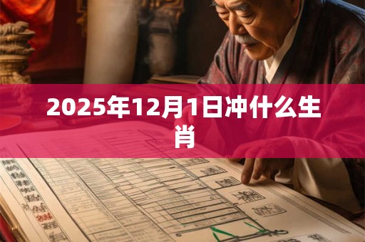 2025年12月1日冲什么生肖