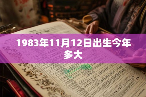 1983年11月12日出生今年多大