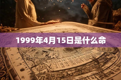 1999年4月15日是什么命