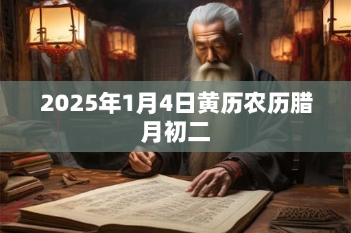 2025年1月4日黄历农历腊月初二
