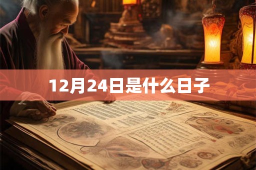 12月24日是什么日子
