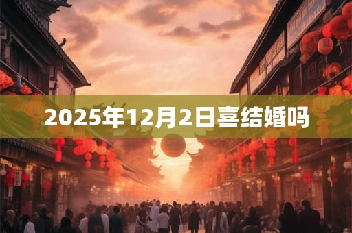 2026年12月2日喜结婚吗