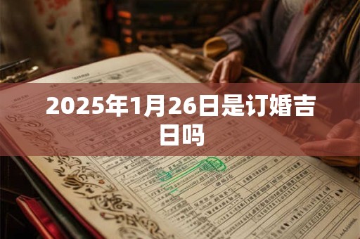 2025年1月26日是订婚吉日吗