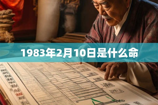 1983年2月10日是什么命