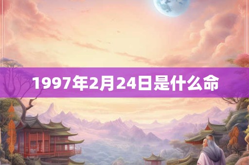 1997年2月24日是什么命