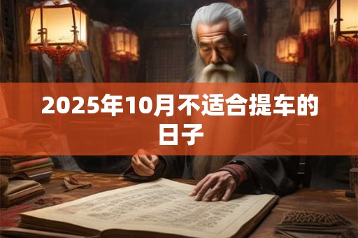 2025年10月不适合提车的日子