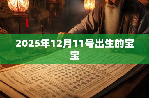 2025年12月11号出生的宝宝