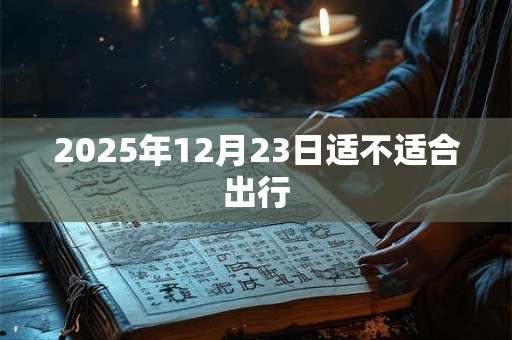 2025年12月23日适不适合出行