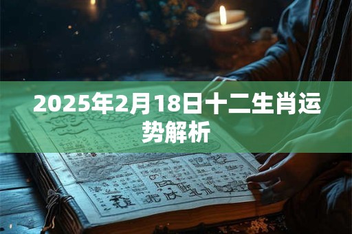 2025年2月18日十二生肖运势解析