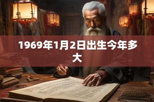 1969年1月2日出生今年多大