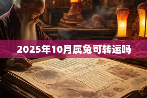 2025年10月属兔可转运吗
