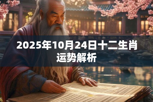 2025年10月24日十二生肖运势解析