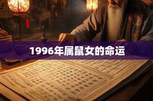 1996年属鼠女的命运