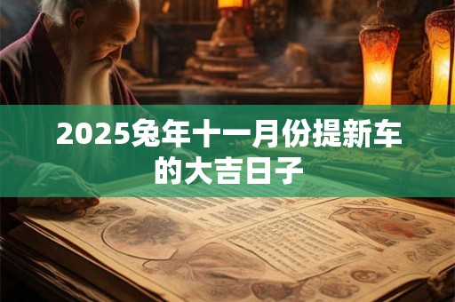 2025兔年十一月份提新车的大吉日子