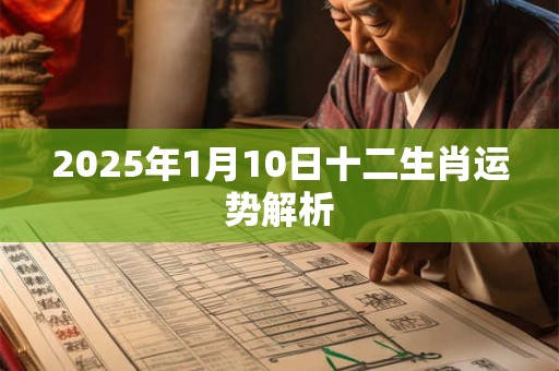 2025年1月10日十二生肖运势解析 2025年1月10日十二生肖运势解析