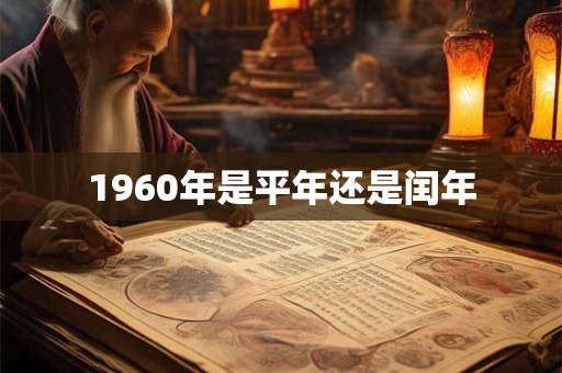 1960年是平年还是闰年
