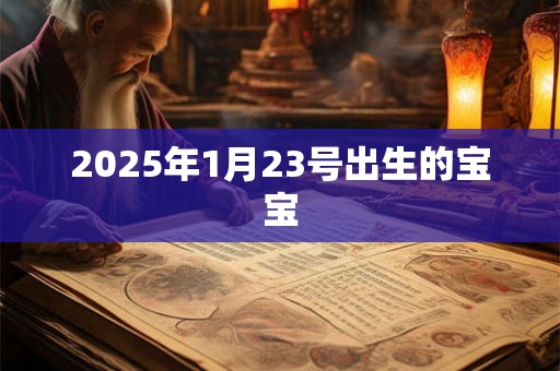 2025年1月23号出生的宝宝