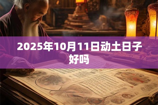 2025年10月11日动土日子好吗