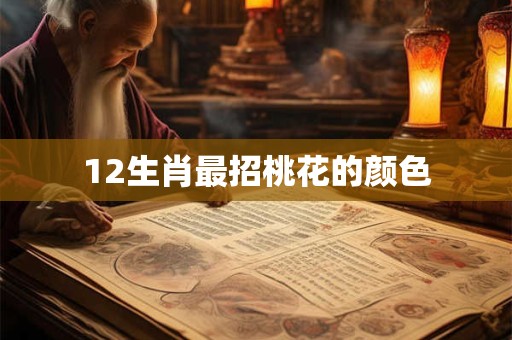 12生肖最招桃花的颜色