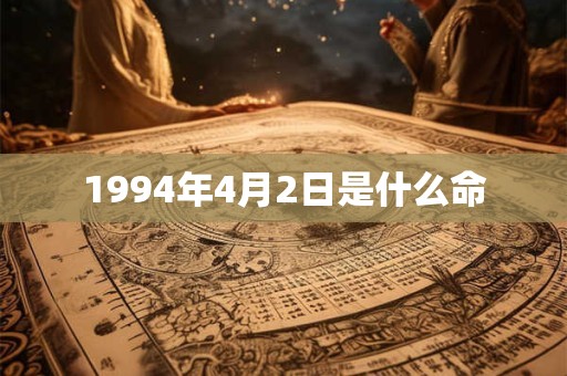 1994年4月2日是什么命