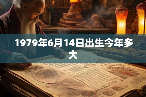 1979年6月14日出生今年多大