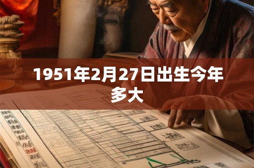 1951年2月27日出生今年多大