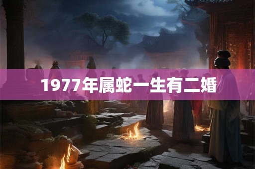 1977年属蛇一生有二婚 1977年属蛇一生有二婚