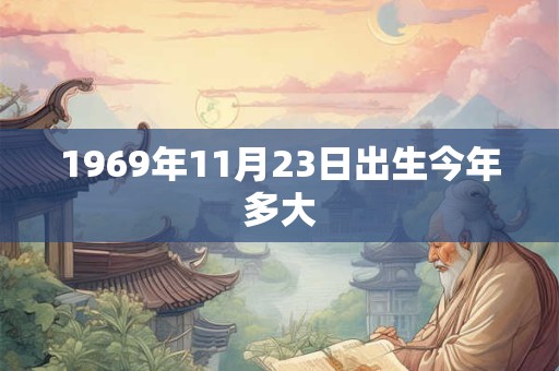 1969年11月23日出生今年多大