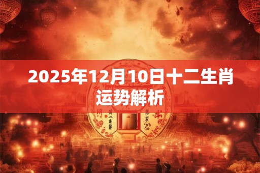 2025年12月10日十二生肖运势解析
