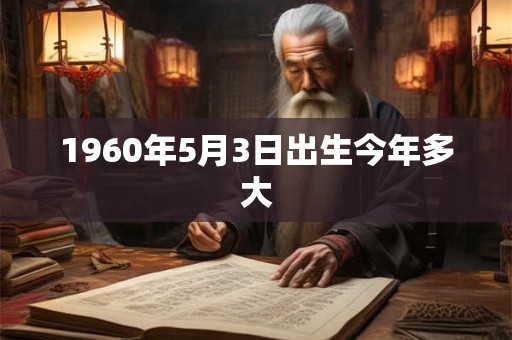1960年5月3日出生今年多大