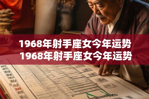 1968年射手座女今年运势 1968年射手座女今年运势怎么样