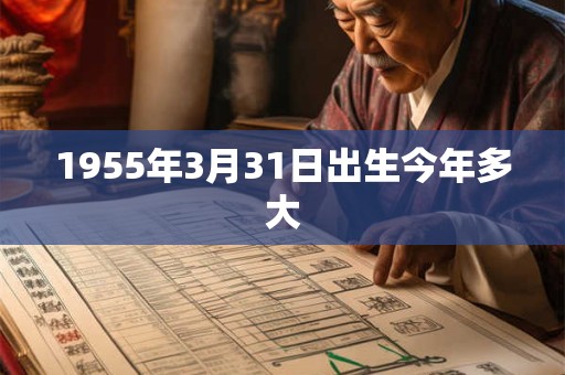 1955年3月31日出生今年多大