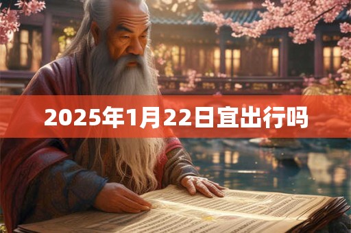 2025年1月22日宜出行吗