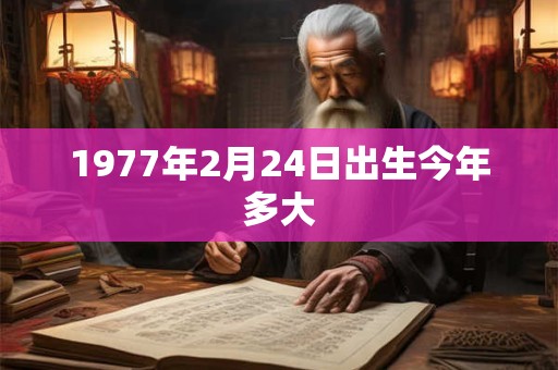 1977年2月24日出生今年多大