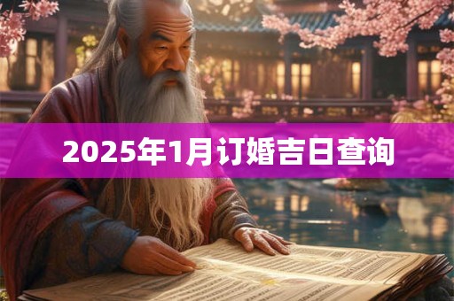 2025年1月订婚吉日查询