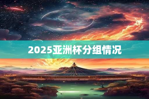2025亚洲杯分组情况