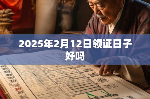 2025年2月12日领证日子好吗