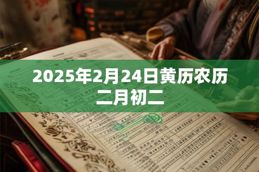 2025年2月24日黄历农历二月初二