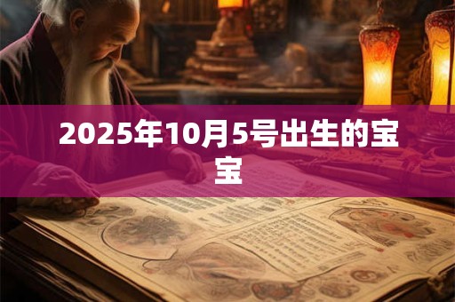 2025年10月5号出生的宝宝