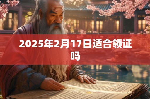 2025年2月17日适合领证吗