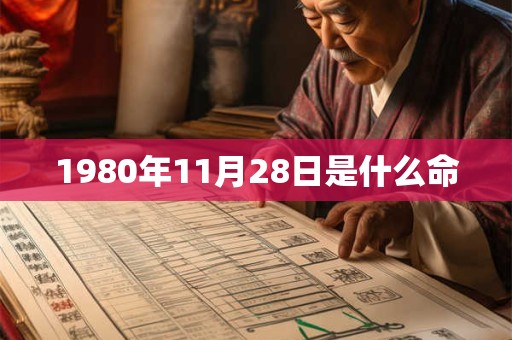 1980年11月28日是什么命