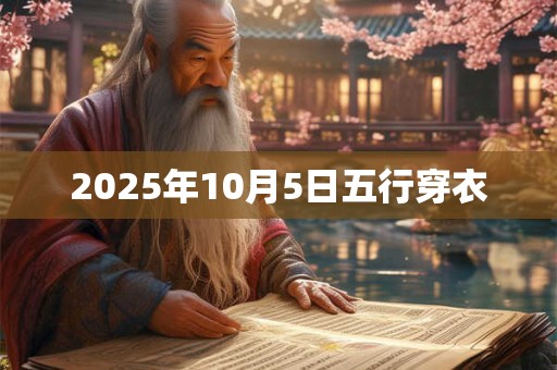 2025年10月5日五行穿衣