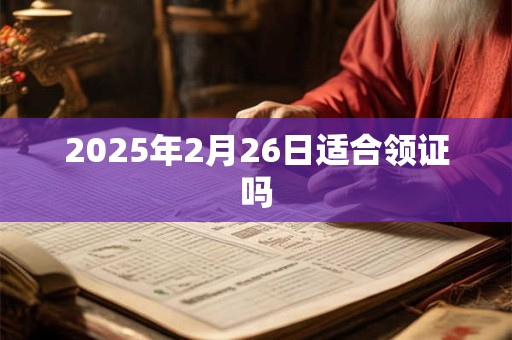 2025年2月26日适合领证吗