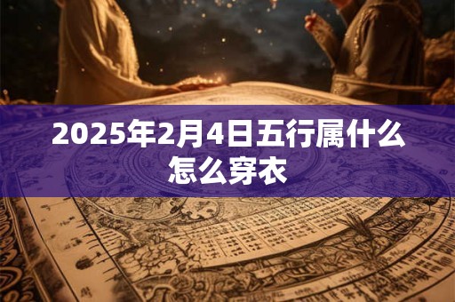 2026年2月4日五行属什么怎么穿衣