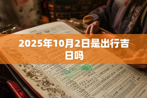 2025年10月2日是出行吉日吗