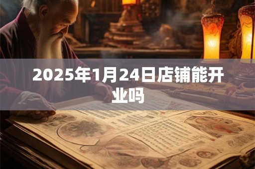 2025年1月24日店铺能开业吗
